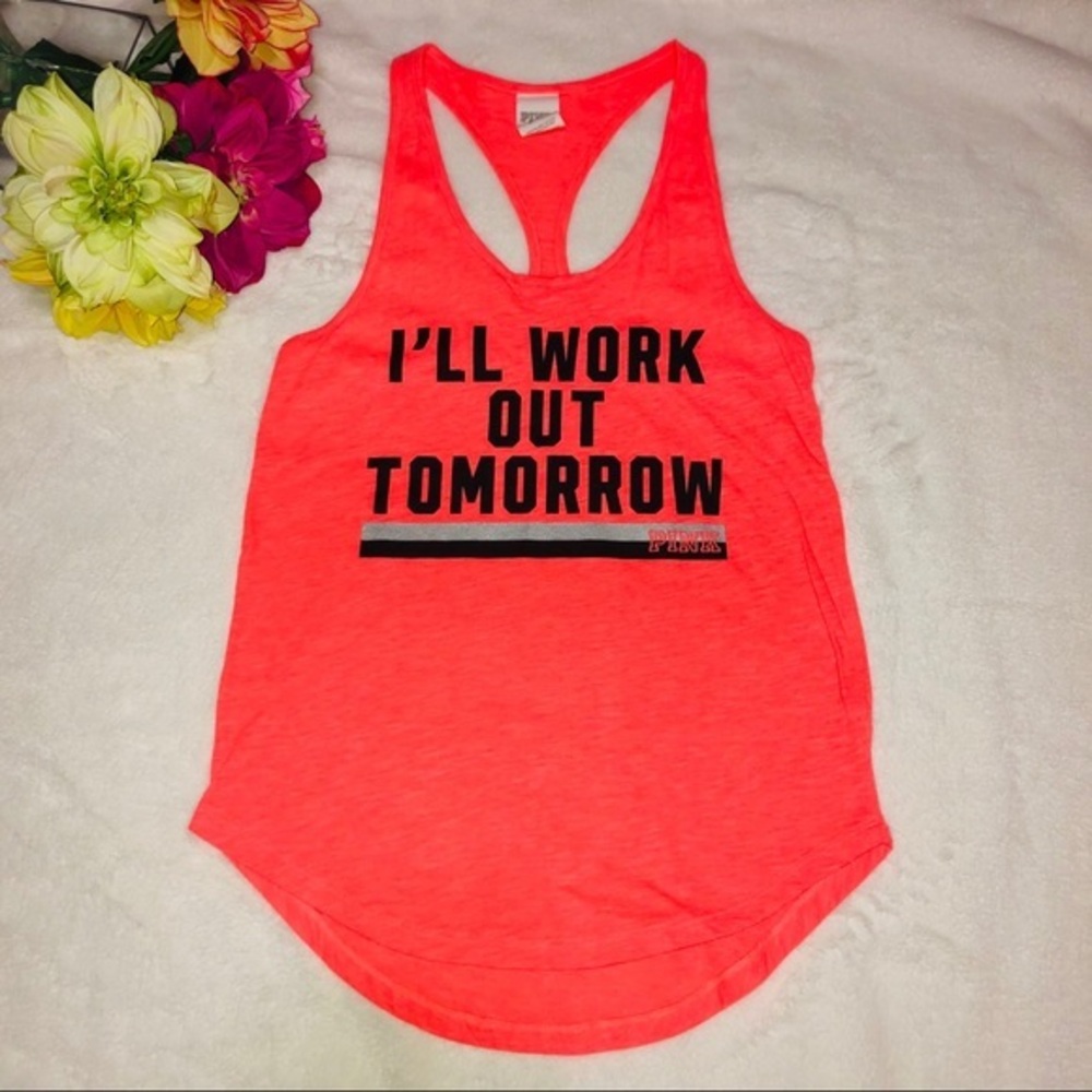Pink workout top